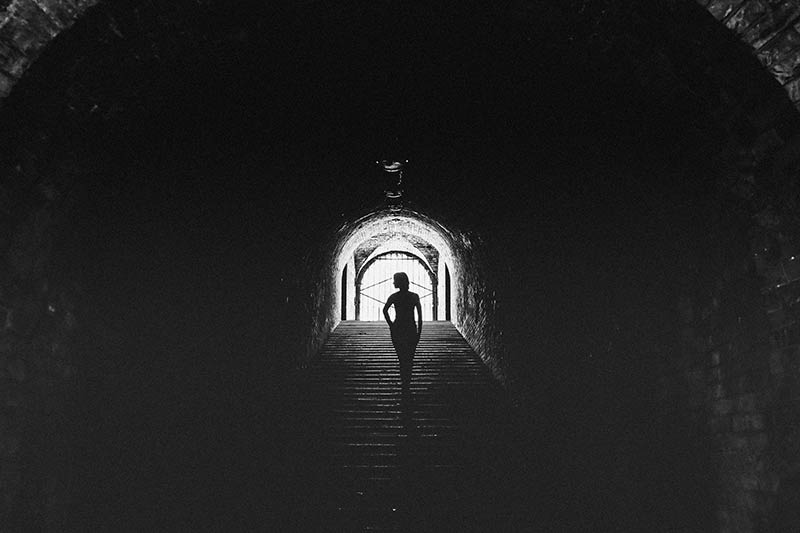 Een silhouetfoto kan je ook perfect weer omkaderen
