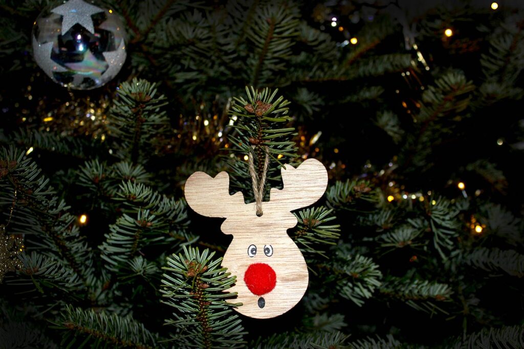 Een leuk detail in de kerstboom